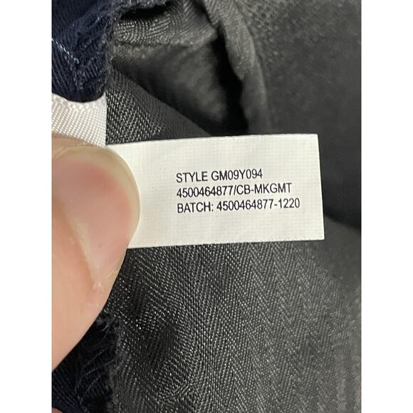 George Pants Mens 32x30 Blue Dress Slacks Flat Front Stretch Rayon Blend Office - Picture 12 of 12